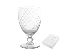 Confezione di 6 calici in vetro modello tavola spirale