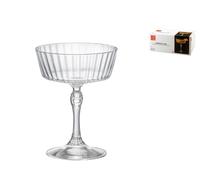 Confezione di 6 calici in vetro trasparente modello America ’20 fizz della