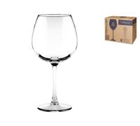 Confezione di 6 calici in vetro trasparente modello Enoteca