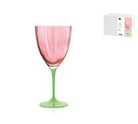 Confezione di 6 calici modello Kate Optical Acqua della marca Bohemia di cl 40 e