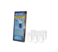 Confezione di 6 Cartucce Cristal-Foss Ricariche per Dosatore di Polifosfato da 1/2"