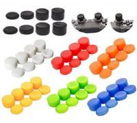 Confezione di 8 pezzi Analog controller Gamepad sollevato antiscivolo pollice stick Grips thumbsticks joystick Cap cover per PS4, PS3, interruttore Pro, Xbox One, Xbox 360, Wii U, PS2 controller