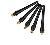 Confezione di accessori per saldatore Tig, cinque tazze posteriori lunghe progettate per adattarsi a torce come i modelli WP17/WP18/WP26