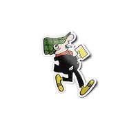 Confezione di adesivi Andy Capp tifosi calcio teppisti fan violenza ultras lotta casuals 9 cm vinile qualità impermeabile e resistente ai raggi UV