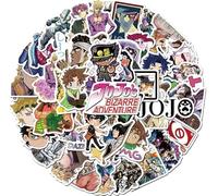 Confezione di adesivi JoJo's Bizarre Adventure 100 pezzi, adesivi in vinile per bottiglie d'acqua, notebook, skateboard, regalo per adulti, bambini, adolescenti