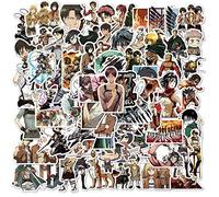 Confezione di Adesivi per Laptop 100 Pezzi, Attack on Titan Adesivi Fantastici Unici Adesivi per Bottiglie d'Acqua per Notebook Chitarra|Adolescenti da Viaggio Adesivi (Attack on Titan)