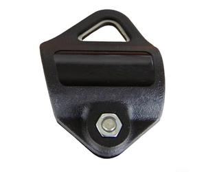 Confezione di anelli per imbracatura, supporto in alluminio nero, gancio ad attacco rapido per albero decespugliatore, riduce le vibrazioni per un maggiore controllo, strumento da giardinaggio