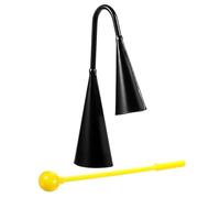 Confezione di bacchette per strumenti a percussione a forma di mucca incluse squisite campane agogo artigianali per la pratica musicale Agogo Bells