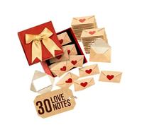 Confezione di buste adesive a forma di cuore, ideali per scrivere lettere d'amore come amico in vari eventi, set regalo personalizzato, busta artigianale con adesivo a forma di cuore