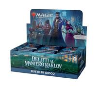Confezione di buste di gioco di Magic: The Gathering Delitti al Maniero Karlov - 36 buste (504 carte di Magic) (versione italiana)