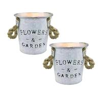 Confezione di candele profumate alla citronella in cera di soia profumata per feste all'aperto, con candele scintillanti regalo a mano (bianco, taglia unica)