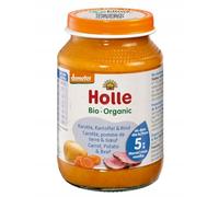 Holle Omogeneizzato Bio - Carote, Patate e Manzo - 190 g