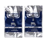 Confezione di colostro per vitelli da 4 litri, sacchetto per la conservazione, servizio di riempimento fresco, conservazione frigorifera, pellicola di alluminio, materiale PE,