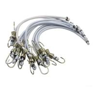 Confezione di corde elastiche con dieci opzioni che misurano una comoda lunghezza di 30 cm, adatte a tutti i tipi di utilizzo (1)