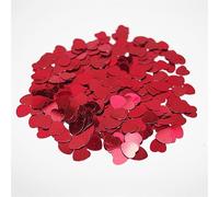 Confezione di coriandoli di carta per feste, 15 g/sacchetto, 10 mm, rosa e blu, a forma di cuore, per baby shower, compleanni, matrimoni, feste fatte a mano, decorazione per la casa (C)