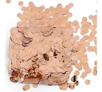 Confezione di decorazioni per feste, 10 g/sacchetto, coriandoli di carta da 1 cm, colori misti, per decorazioni di nozze, compleanni, baby shower, feste, tessuto rotondo per palloncini trasparenti