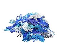 Confezione di decorazioni per feste, 15 g, glitterate, oro rosa, argento, numero 18, 30, 40, 50, 60, cospargere, coriandoli per cerimonia nuziale, festa anniversario (C03-blu argento, 2 sacchetti)