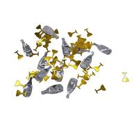 Confezione di decorazioni per feste, alla moda, bottiglia di vino, champagne, in acrilico, coriandoli per matrimoni, compleanni, San Valentino, decorazione da tavolo da bar, 15 g (C02)
