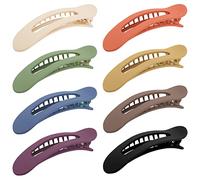 Confezione di fermagli per capelli, clip a coccodrillo per sezionare e acconciare, clip piatte antiscivolo francesi e accessori per donne