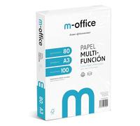 Confezione di fogli A3 80 g, confezione da 100 fogli, carta multifunzione per stampante inkjet e laser, fogli A4 297 x 420 mm, ideali per l'ufficio e la casa · m-office (100 fogli)