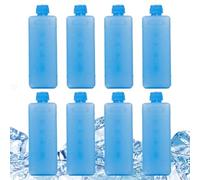 Confezione di ghiaccio per refrigeratori, a lunga durata, extra freddo, 8 pezzi, riutilizzabili, accessori refrigeranti per casa, cucina, bevande, conservazione degli alimenti