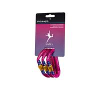 Camp - Set da 3 moschettoni ultraleggeri a vite - Photon Lock Janja 3 Pack - Rosa