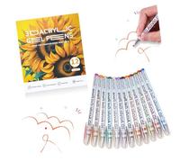 Confezione di penne gel acriliche con materiali amichevoli e costruzione rottura, per progetti creativi e penne gel acriliche