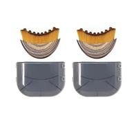 Confezione di pennelli per il viso linfatico a forma di mezzaluna, setole dense e delicate sulla pelle, manico ergonomico per drenare la linea della mascella del viso