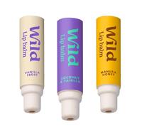 Confezione di ricariche per balsamo labbra Wild 3 ricariche di balsamo | Compatibile con custodia Wild | Vanilla, Manuka Honey e Coconut | 98% ingredienti origine naturale | Senza cera d'api