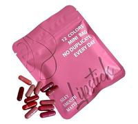 Confezione di set di in - Mini rossetto opaco a 12 colori | Stick labbra naturale, non macchia, a lunga tenuta | Set trucco in velluto per ragazze, amiche, madre e moglie