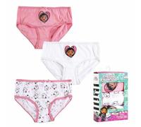 Confezione di Slip da Bambina Gabby's Dollhouse 3 Unità Multicolore