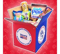 Confezione di SNACK AMERICANI by DAVE'S AMERICAN FOOD | Mistery Box dagli USA | taglia L con 40 prodotti | Scatola Misteriosa Dolce e Salato, Caramelle Cioccolato Patatine