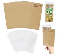 Confezione di sottobicchieri per auto, 120 sottobicchieri per auto, sacchetti da appendere, 17 x 7 cm, adatti per imballare due sottobicchieri da 7,9 cm (cachi)