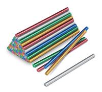 Confezione di stick di colla a caldo glitter, 50 pezzi (Ø 7 mm)
