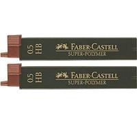 Confezione doppia di mine sottili Faber Castell Super Polymer, 0,5 HB