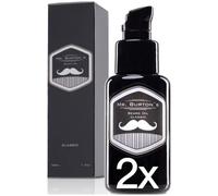 Confezione doppia di olio per barba - Mr. Burton's Beard Oil - Classic - Made in Germany - 2 x 50 ml olio per barba - con olio di argan non testato su animali e vegano