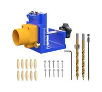 Confezione ergonomica con foro tascabile che include una funzione di rilascio preciso e veloce per operazioni di collegamento del legno efficienti per la lavorazione del legno Guida per trapano