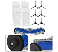 Confezione Filtro Nylon Plastica E Spazzola Principale Compatibile Per ECOVACS P