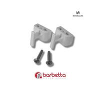 CONFEZIONE GANCI ANTE HARMONY E STAR IN FINITURA GRIGIO RICAMBIO NOVELLINI R03HA