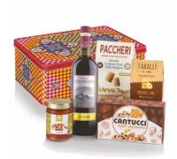 Confezione Gastronomica Natalizia in LATTA 6 pz.