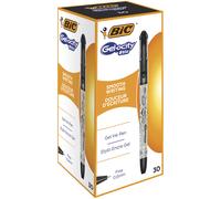 Confezione Gel-ocity Stic BIC penna gel 0,5 mm scatola nera 30 pezzi