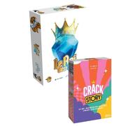 Confezione giochi da tavolo - Crack Story + Il Re dei 12 | Gioco d'atmosfera e di strategia | Serata tra amici o famiglie | 2-8 giocatori | Dai 10 anni - Versione francese