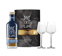 Confezione Grappa Le Diciotto Lune Riserva Botte Whisky cl.50 + 2 Bicchieri