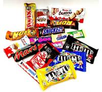 Confezione Idea Regalo Sorprese Compleanni Snack Assortiti Dolci 13/15 Pezzi