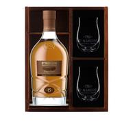 Confezione in Legno Grappa Nardini 15 Anni con 2 Bicchieri Degustazione