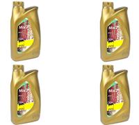 Confezione Kit Di 4 Litri Lt Di Olio Miscela Eni Mix 2T Moto Scooter Ciclomotori