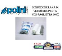 Confezione Lana Di Vetro Polini Ricoperta Con Paglietta Iox Per Scooter 2 Tempi