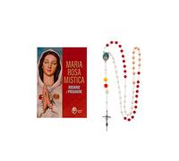 Confezione libro “Maria Rosa Mistica” e Corona di Maria Rosa Mistica - Editrice Shalom