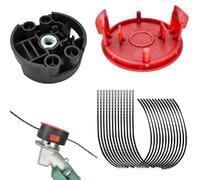 Confezione Linea Di Tagliatura Nylon Con Coperchio Tappo Compatibile Con Per Ute