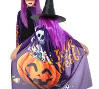 Rubies Set di costume da strega trucco o trattamento per ragazze e bambini, mantello e cappello, ufficiale Rubies per Halloween, carnevale, feste e compleanni